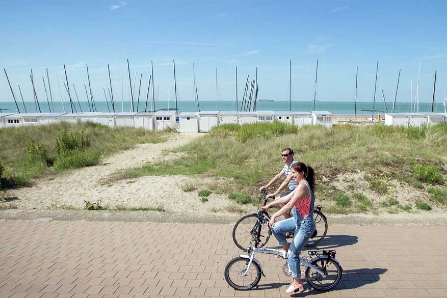 fietsroute in Koksijde